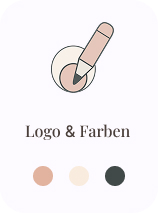 Logo und Farben für den Business-Start Logo, Farben und Typografie als visuelle Basis für den Business-Start